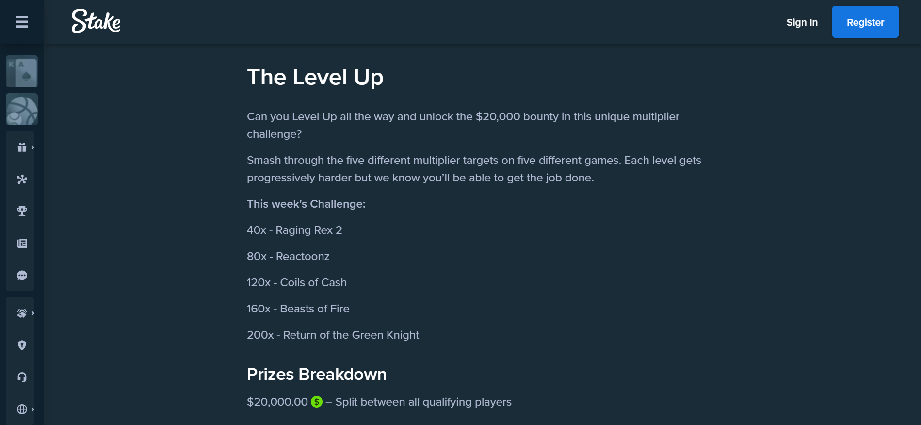 level up stake